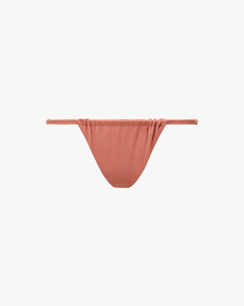 Ruched Crepe Bikini Bottom: Adjustable & Oh So Chic!